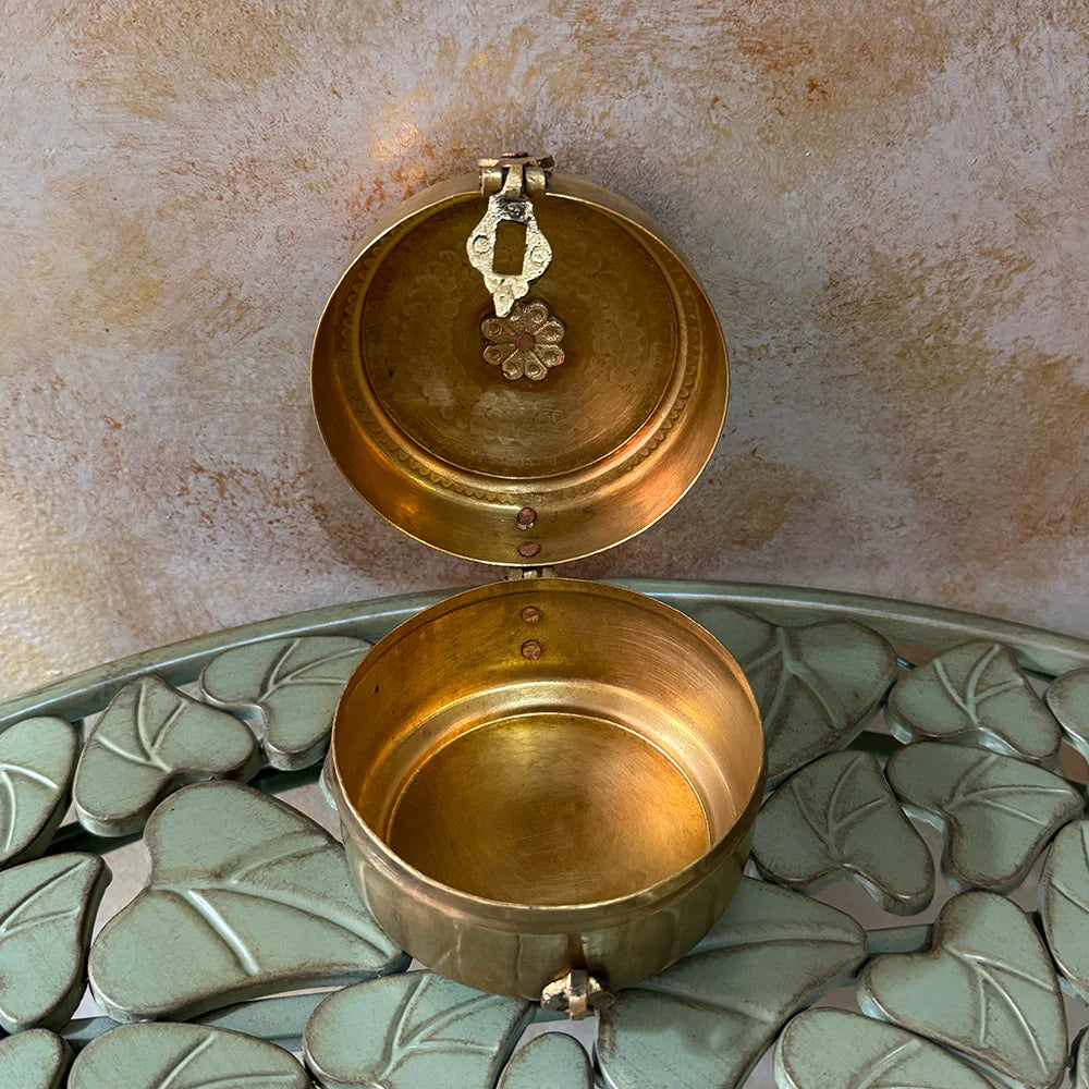 Antique Brass Box