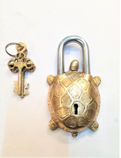 Brass Lock Tortoise