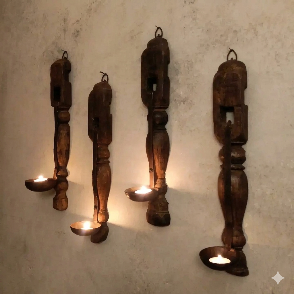 Charpai Candle Holder (Single Piece)