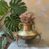 Antique Brass Pot With Peacock Legs