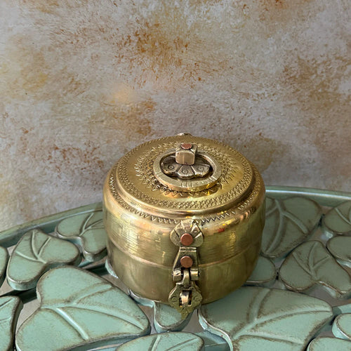 Antique Brass Box