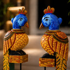 Mitthu Parrot Table Top Accent (1+1 FREE)