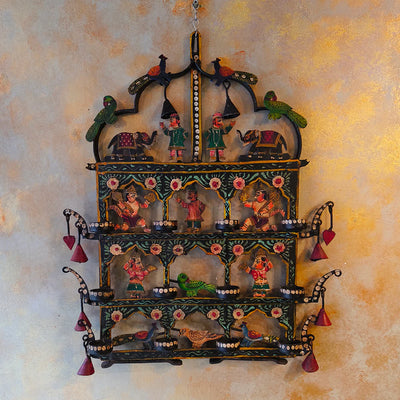 Painted Toran T-light Candle Holder