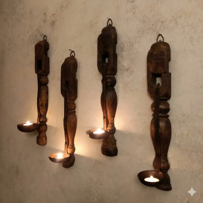Charpai Candle Holder (Single Piece)