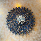 Wooden Sun Mirror